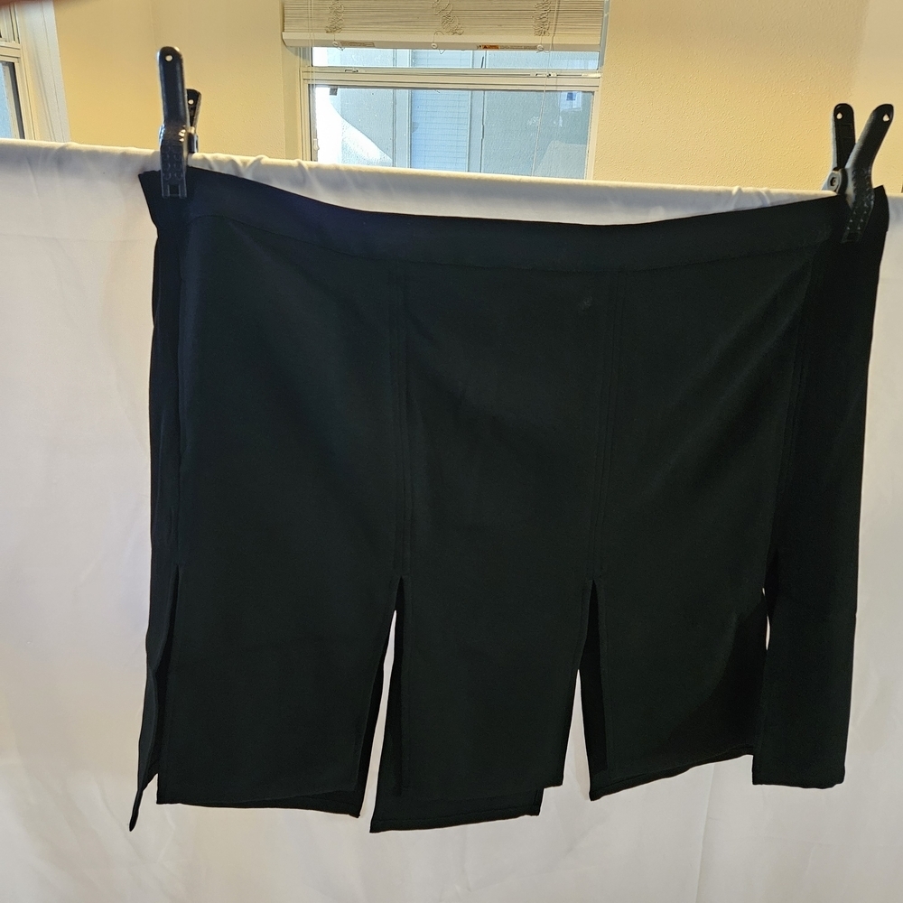 Elegant Black Midi Skirt